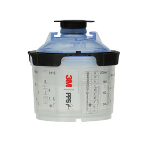 3M PPS Series 2.0 Spray Cup System Kit, Micro (3 fl oz, 90 mL), 125u Micron Filter, 1 kit/cs