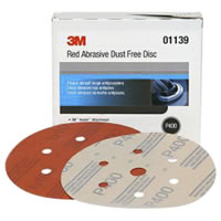 P400 RED ABRASIVE DISCS