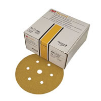 Hookit Gold Disc D/F 01073, 6", P400A, 100 discs/bx