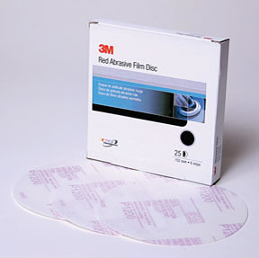 Red Abrasive Stikit Disc, 6 in, P1200, 25 discs per box
