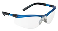 Ocean Blue Frame, Clear Anti-Fog Lens