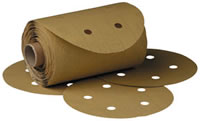 Stikit Gold Disc Roll D/F 01643, 6", P80A, 125 discs/roll