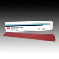 Red Abrasive Stikit Sheet, 2-3/4 in X 16-1/2 in, 40D, 25 sheets per box