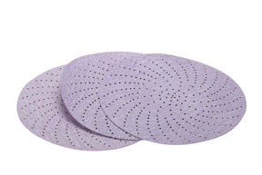Purple Clean Sanding Hookit Disc, 6 in, P500C, 50 discs per box