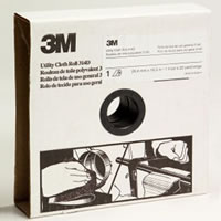 Utility Cloth Roll 314D, 1 in x 20 yd P180 J weight