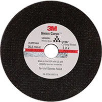 General Purpose Cut-Off Wheel 01987, 3IN x 1/32IN x 3/8IN