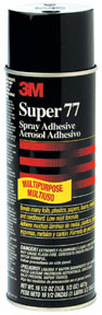 Super 77 Multipurpose Adhesive Aerosol, 24 fl oz Net Wt 16 3/4 oz