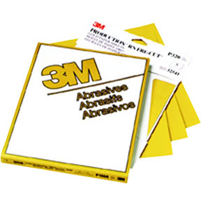 Production Resinite Gold Sheet 02547, 9" x 11", P120A, 50 sheets/sleeve