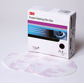 Purple Finishing Film Hookit Disc, 6 in, P1500, 50 discs per box