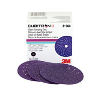 Cubitron II Clean Sanding Hookit Disc, P180 Grit, 3"