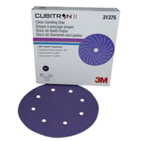 Cubitron II Clean Sanding Hookit Disc, 40 Grit, 8"