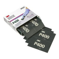 Flexible Abrasive Hookit Sheet, 5.5 in x 6.8 in, P400