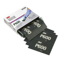 Flexible Abrasive Hookit Sheet, 5.5 in x 6.8 in, P600
