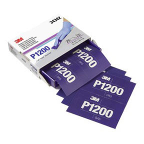 Flexible Abrasive Hookit Sheet, 5.5 in x 6.8 in, P1200