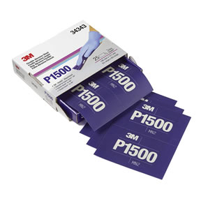 Flexible Abrasive Hookit Sheet, 5.5 in x 6.8 in, P1500