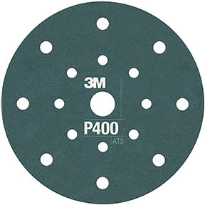 3M Hookit Flexible Abrasive Disc 270J, 6 in, Dust Free, P400