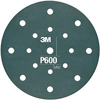 3M Hookit Flexible Abrasive Disc 270J, 6 in, Dust Free, P600