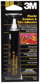 Plastic Emblem and Trim Adhesive, 30.0 mL, 12/cs