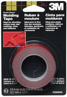 Scotch-Mount Molding Tape, 1/2" x 60"