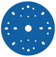 3M Hookit Blue Abrasive Disc Multi-hole, 6", 40 Grade