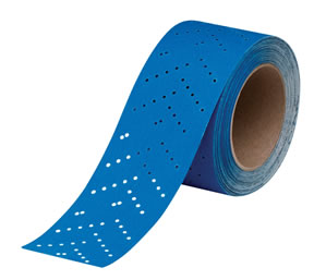 3M Hookit Blue Abrasive Sheet Roll Multi-hole, 2.75" x 13 yd, 120 Grade