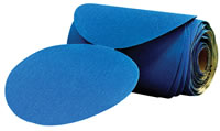 Stikit Blue Abrasive Disc Roll, 6", 40 Grade