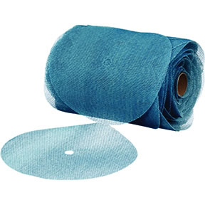 3M Blue Net Disc Roll 36422, 150, 6 in, 100 Discs/Roll, 8 Rolls/Case