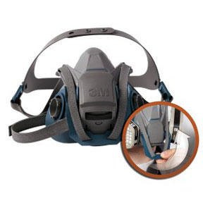 Rugged Comfort Quick Latch Half Facepiece Reusable Respirator