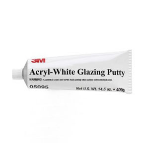 Acryl-White Putty, 14.5 oz Tube