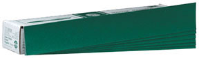 Green Corps Hookit Regalite Sheet 00538, 2 3/4" x 16 1/2", 100E, 50 sheets/box