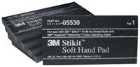 Stikit Soft Hand Pad 05530, 2 3/4" x 5-1/2" x 3/8", 5 pads/box