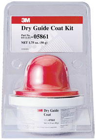 Dry Guide Coat 05861, 50 gr Cartridge and Applicator Kit
