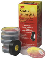 Scotch Vinyl PLastic Electrical Tape Super 33 Plus, 3/4" x 52'