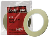 Scotch Fine Line Tape 218, 3/32" x 60 yd