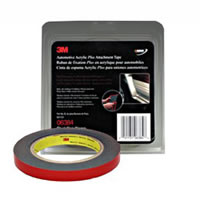 Automotive Acrylic Plus Attachment Tape 06384, Black, 1/2" X 5 Yds, 45 mil