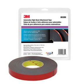 Automotive Acrylic Plus Premium Attachment Tape, 7/8 inch x 20 yards, 45 mil