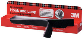 Scotchmate Hook and Loop Fastening System 06480, 1" x 12", 12/box