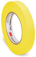 24 MM Automotive Refinish Yellow Masking Tape-1 roll