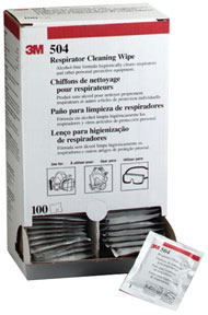 Respirator Cleaning Wipe 504/07065(AAD), Alcohol-Free, Individually Packaged