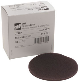 Scotch-Brite Scuffing Disc General Purpose 07467, 6", 10 discs/bx