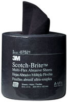 Scotch-Brite Multi-Flex Abrasive Sheet Roll 07521 General Purpose, 8" x 20'