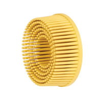 Scotch-Brite Roloc Bristle Disc 07525 Yellow, 2", Medium, 10 discs/bx