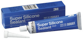 Super Silicone Seal 08661 Clear, 3 oz Tube