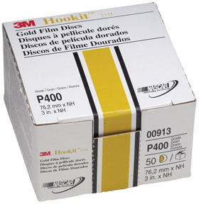 3M Hookit Gold Disc, 3 in, P400