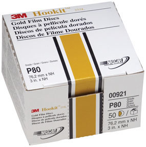 3M Hookit Gold Disc, 3 in, P80