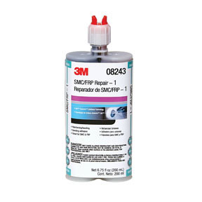 Automix SMC/Fiberglass Repair Adhesive 08243, 200 mL Cartridge, 6/cs