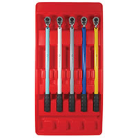 1/2" DR 5 PC PRESET TORQUE WRENCH SET