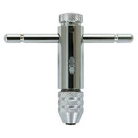 T-Handle Ratcheting Tap Wrench, For Taps 1/4" to 1/2", Carded