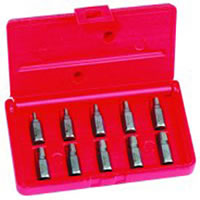 10 Pc. Hex Head Multi-Spline Screw Extractor Set