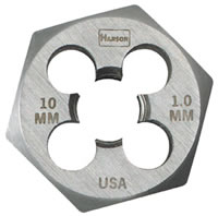 10 mm - 1 Hexagon Metric Die, Bulk